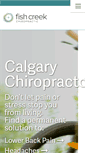Mobile Screenshot of fishcreekchiropractic.ca