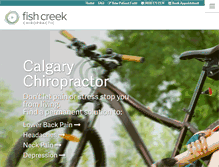 Tablet Screenshot of fishcreekchiropractic.ca